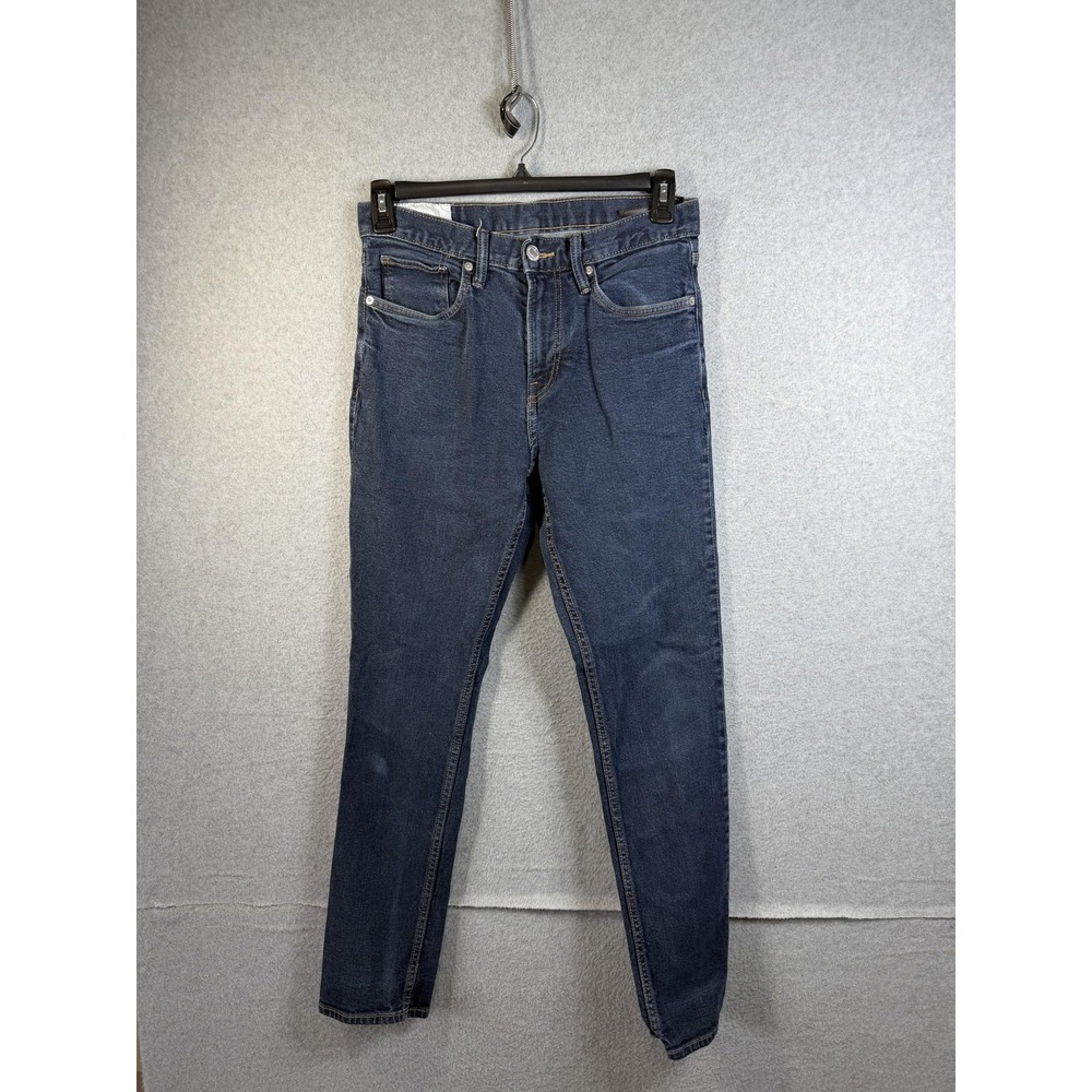 H&M Jeans Mens 31x32 Blue Denim Slim Fit Tapered Leg Stretch Casual Pants